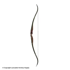 Bear Kodiak Traditional Recurve Bow (Shedua/Purple Heart/Green Glass)